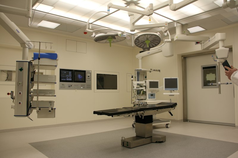 Clean modern clinical examination room with welcoming natural light